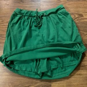 Anthony Richards Vibrant Green Cotton Skorts